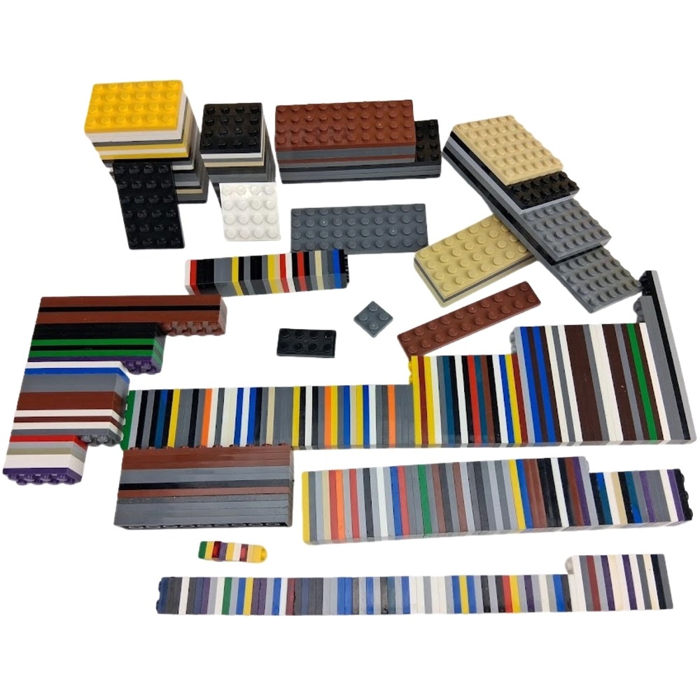 300+ Lego Flat Lot Board Building Blocks Base Thin Duplo Multi-Color Lot Legos - Picture 1 of 9